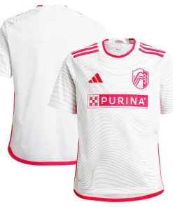 St. Louis City SC adidas Youth 2024 The Confluence Kit Replica Jersey - White