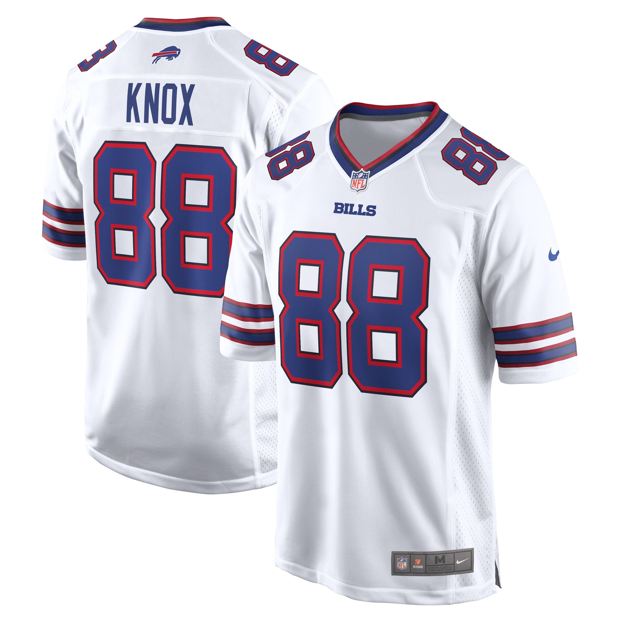 Dawson Knox Buffalo Bills Nike Game Player Jersey - Royal/White - Image 6