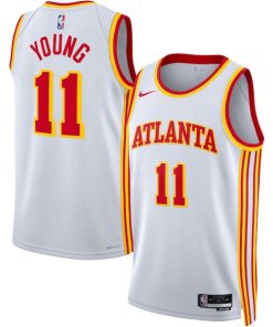 Trae Young Atlanta Hawks Nike Unisex Swingman Jersey - Association Edition - White/Red