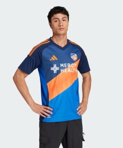 FC Cincinnati adidas 2025 Orange and Blue Legacy Kit Replica Jersey - Blue