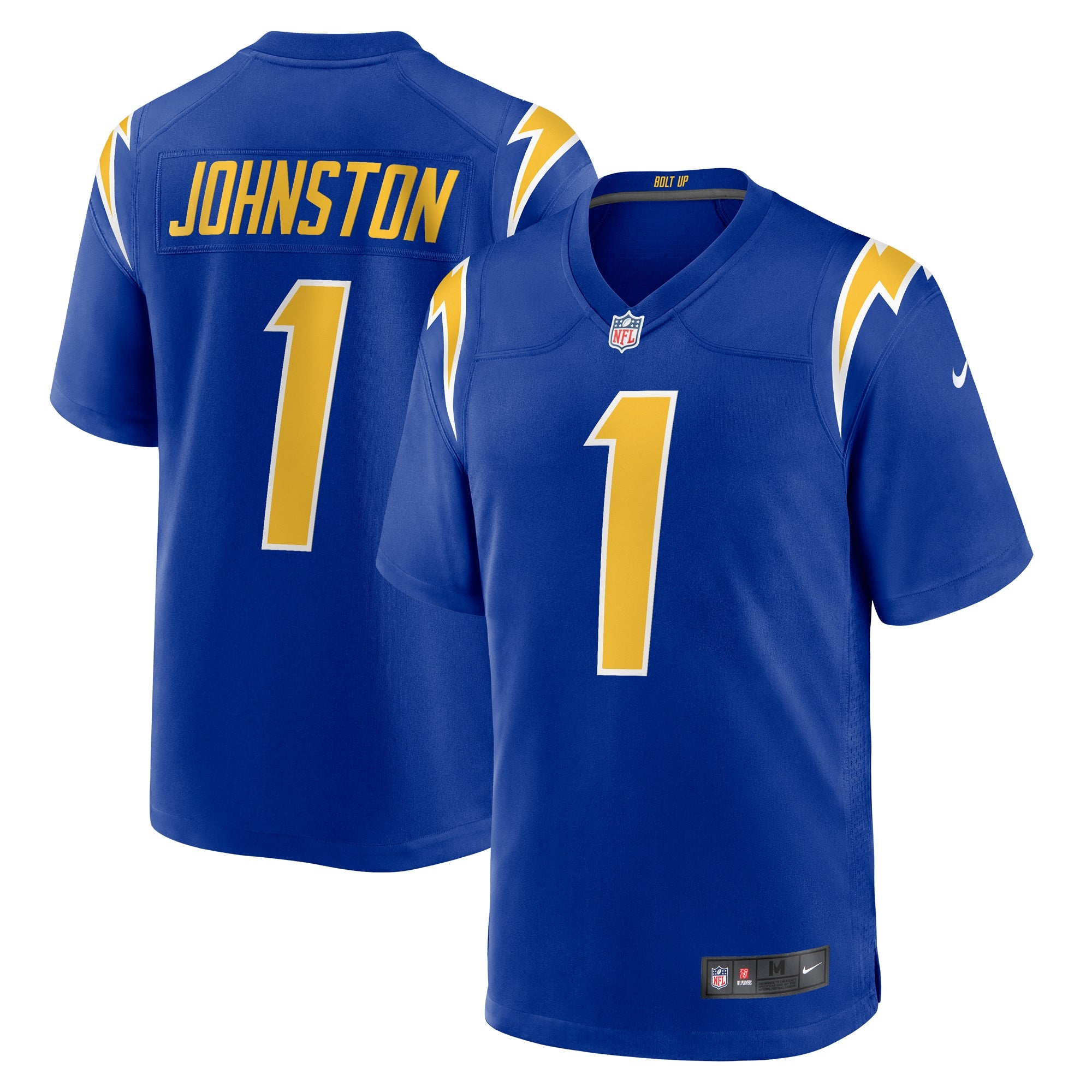 Quentin Johnston Los Angeles Chargers Nike Alternate Game Jersey - Navy/Royal/White - Image 5