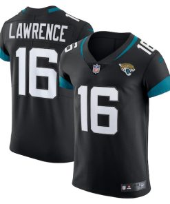 Trevor Lawrence Jacksonville Jaguars Nike Vapor Elite Jersey - Black/Teal