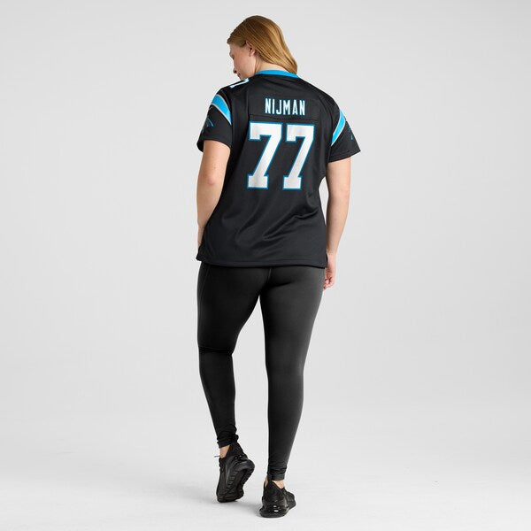Yosh Nijman Carolina Panthers Nike Women's Game Jersey - Black - Image 3