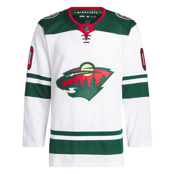 Minnesota Wild adidas Away Primegreen Authentic Custom Jersey - White - Image 2