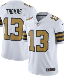 Alternative view of Michael Thomas New Orleans Saints Nike Vapor Untouchable Color Rush Limited Player Jersey - White/Black