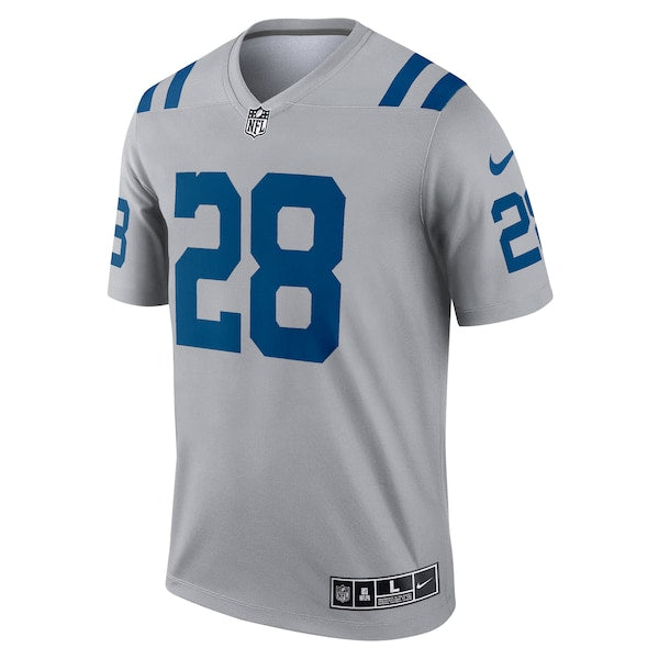 Jonathan Taylor Indianapolis Colts Nike Inverted Legend Jersey - Gray - Image 2
