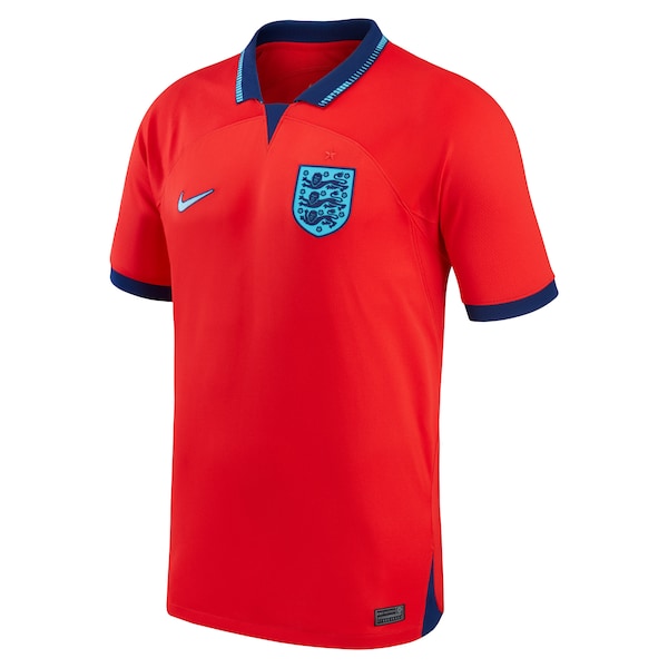 England National Team Nike 2022/23 Away Breathe Stadium Replica Blank Jersey - Red - Image 2