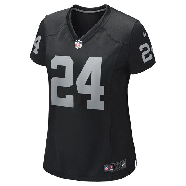 Willie Brown Las Vegas Raiders Nike Women's Game Retired Player Jersey - Black - Image 2