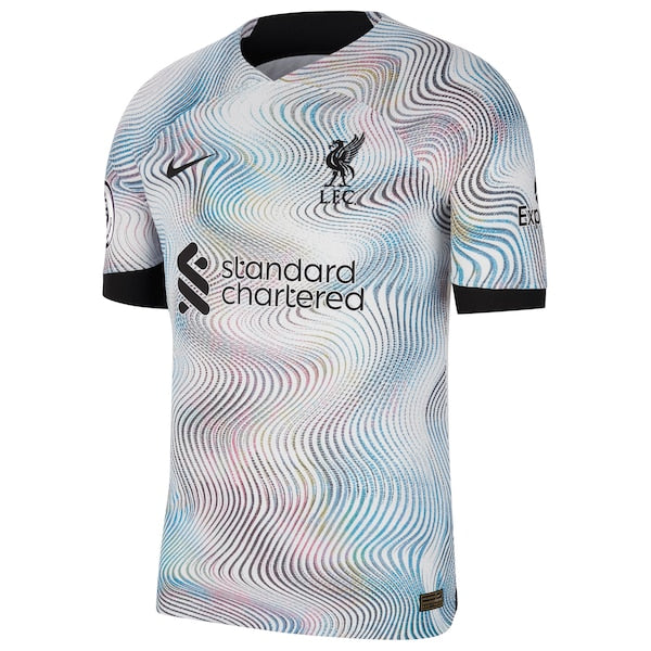 Liverpool Nike 2022/23 Away Vapor Match Authentic Jersey - White - Image 2