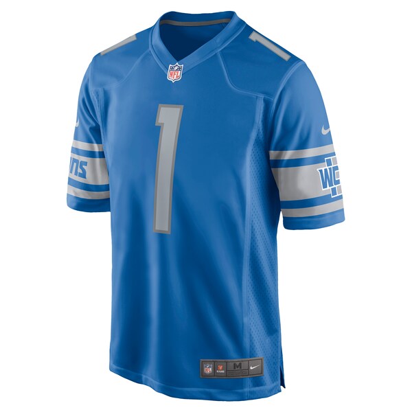 Number 1 Dad Detroit Lions Nike Game Jersey - Blue - Image 2