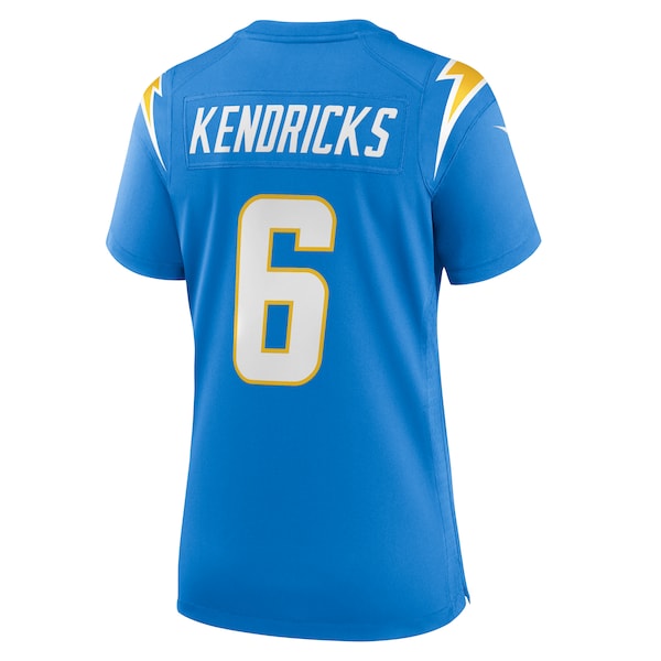 Eric Kendricks Los Angeles Chargers Nike Women's Game Player Jersey - Powder Blue - Image 3