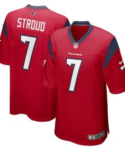 CJ Stroud Houston Texans Nike 2023 NFL Draft First Round Pick Alternate Game Jersey - Red/Navy/White