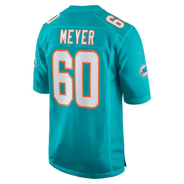 Andrew Meyer Miami Dolphins Nike Game Jersey - Aqua - Image 3