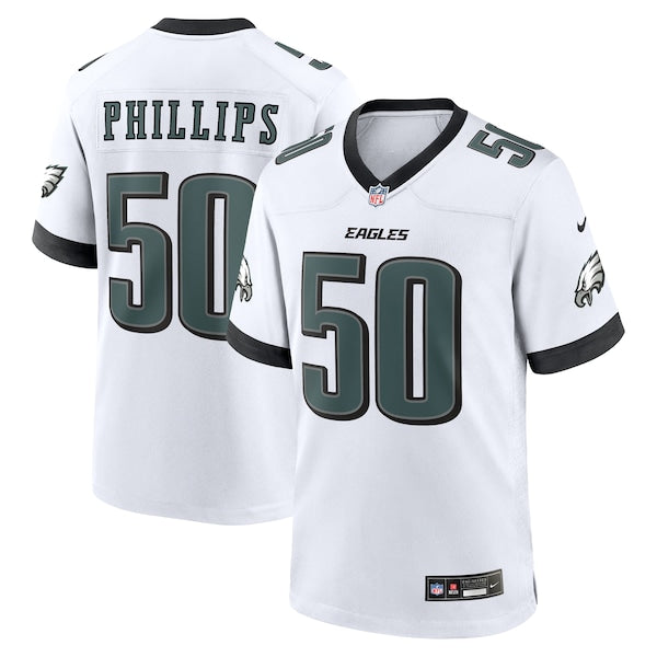 Jaelan Phillips Philadelphia Eagles Nike Game Jersey - White/Kelly Green/Green - Image 7