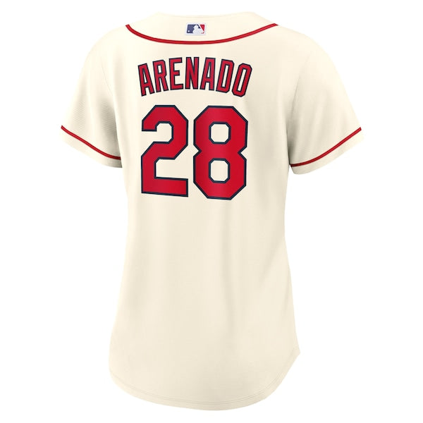Nolan Arenado St. Louis Cardinals Nike Women's Alternate Replica Player Jersey - Cream/Red/White - Image 4