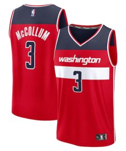 CJ McCollum Washington Wizards  Youth Fast Break Replica Player Jersey - Icon Edition - Red