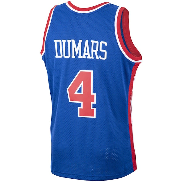 Joe Dumars Detroit Pistons 1988/89 Hardwood Classics Swingman Jersey - Blue - Image 3