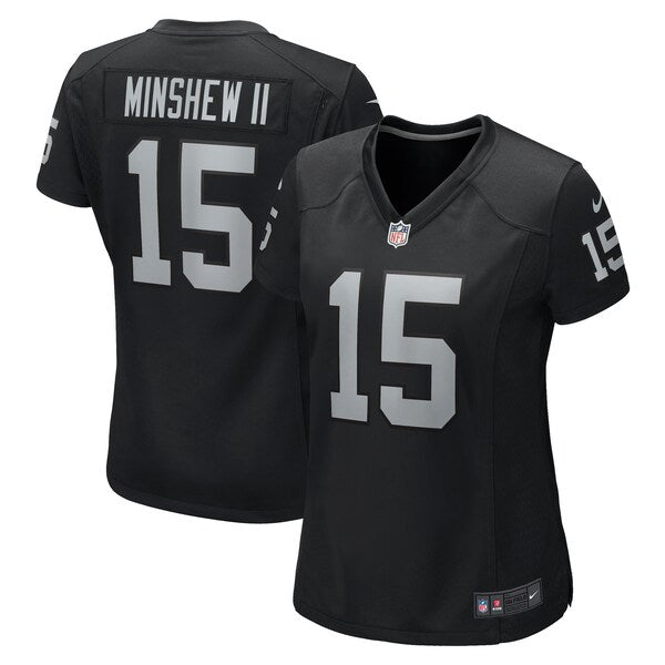Gardner Minshew II Las Vegas Raiders Nike Women's Game Jersey - Black - Image 2