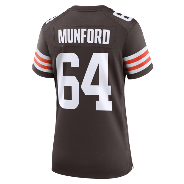 Thayer Munford Cleveland Browns Nike Women's Team Game Jersey - Brown - Image 3