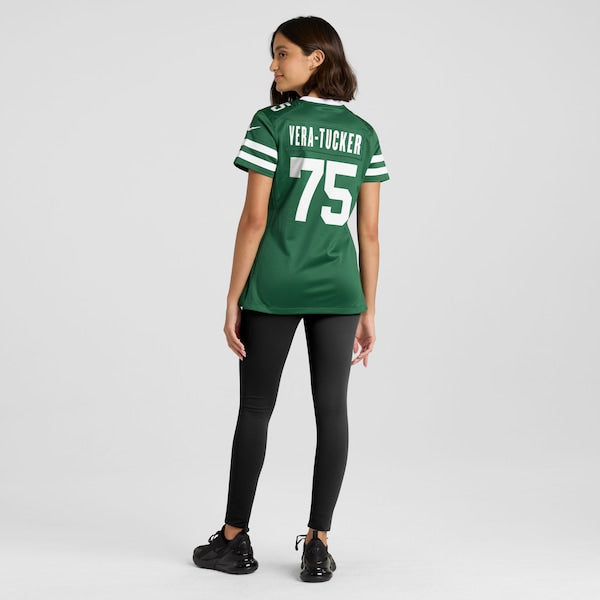 Alijah Vera-Tucker New York Jets Nike Women's Team Game Jersey - Legacy Green - Image 5