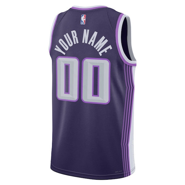 Sacramento Kings Nike Unisex 2025/26 City Edition Swingman Custom Jersey - Purple - Image 3