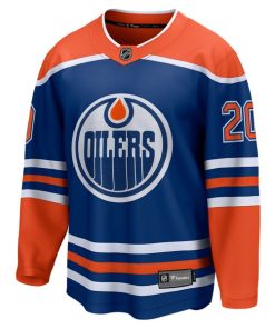 Alternative view of Curtis Lazar Edmonton Oilers  Home Breakaway Jersey - Royal