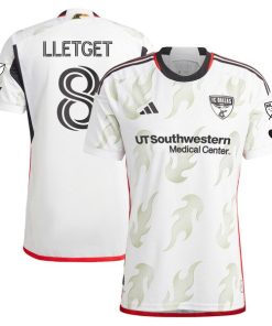 Sebastian Lletget FC Dallas adidas 2024 Burn Baby Burn Authentic Player Jersey?¨C White