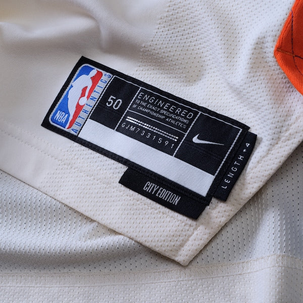 Jalen Brunson New York Knicks Nike Unisex 2025/26 Authentic Jersey - City Edition - Cream - Image 6