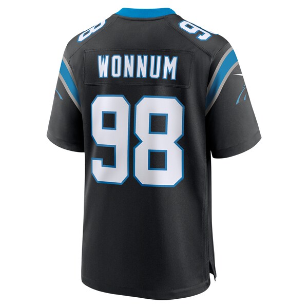 D.J. Wonnum Carolina Panthers Nike Game Jersey - Black - Image 3