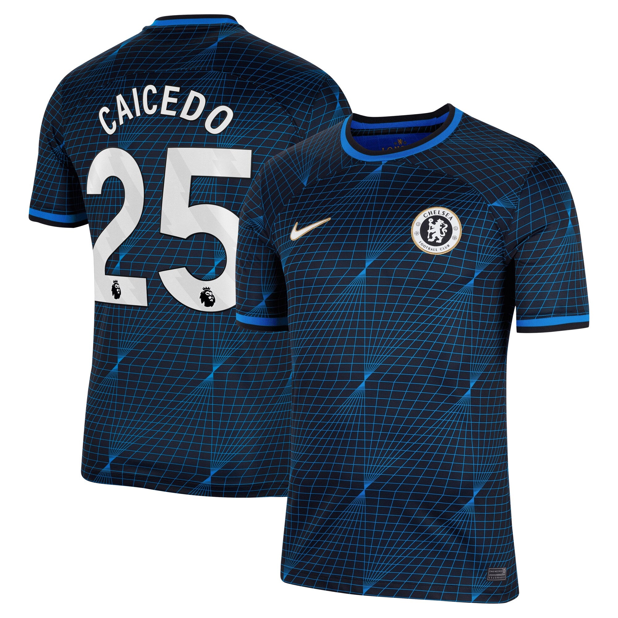 Mois¨¦s Caicedo Chelsea Nike 2023/24 Third Stadium Replica Player Jersey - Mint/Blue/Navy - Image 8