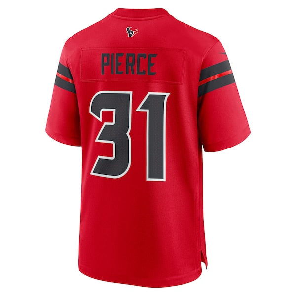 Dameon Pierce Houston Texans Nike Alternate Game Jersey - Red - Image 4