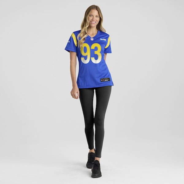 Jack Heflin Los Angeles Rams Nike Women's Team Game Jersey - Royal - Image 4