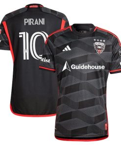 Gabriel Pirani D.C. United adidas 2024 The Icon Kit Authentic Player Jersey?¨C Black