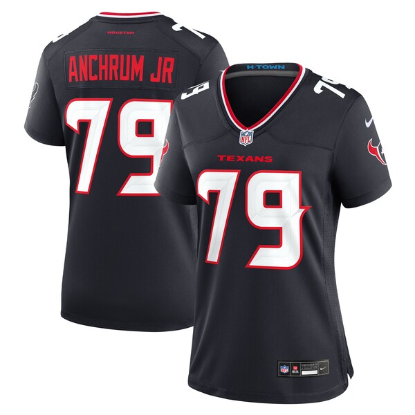 Tremayne Anchrum Jr. Houston Texans Nike Women's Team Game Jersey - Navy