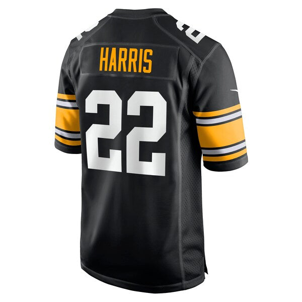 Najee Harris Pittsburgh Steelers Nike Game Player Jersey - Black - Image 3