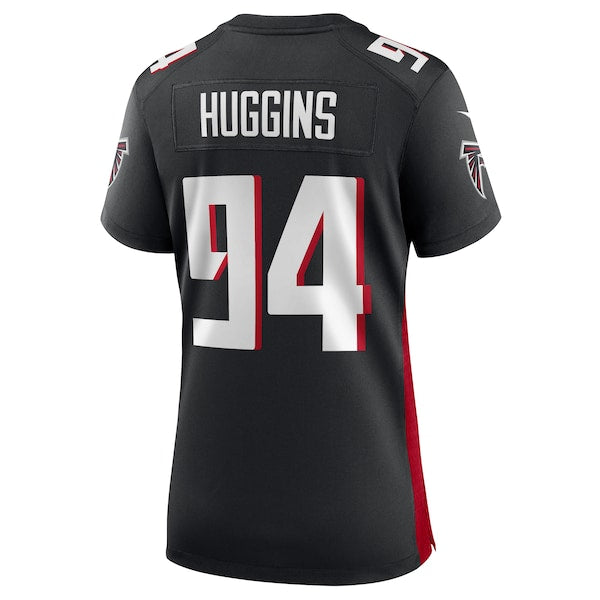 Albert Huggins Atlanta Falcons Nike Women's Team Game Jersey - Black - Image 3
