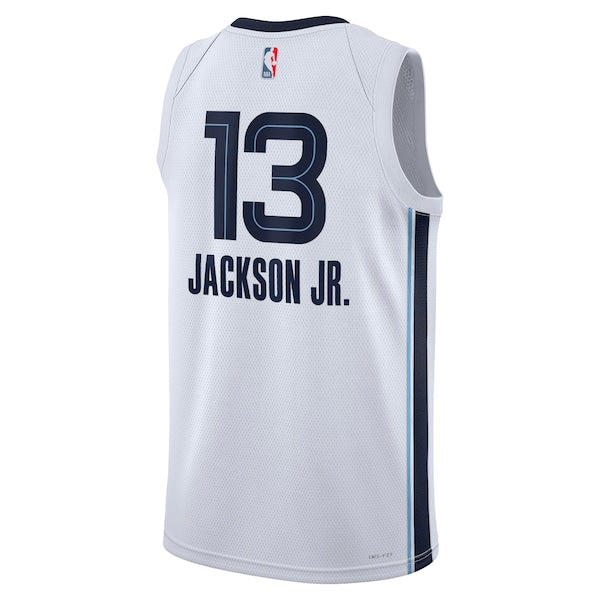 Jaren Jackson Jr. Memphis Grizzlies Nike Unisex Swingman Badge Player Jersey - Association Edition - White - Image 3