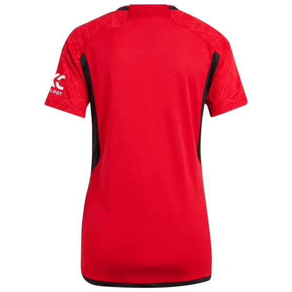Manchester United adidas Women's 2023/24 Home Replica Jersey - Red - Image 3