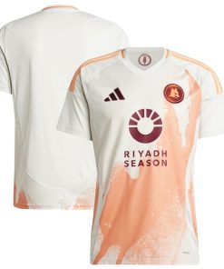 AS Roma adidas 2024/25 Away Replica Jersey - White