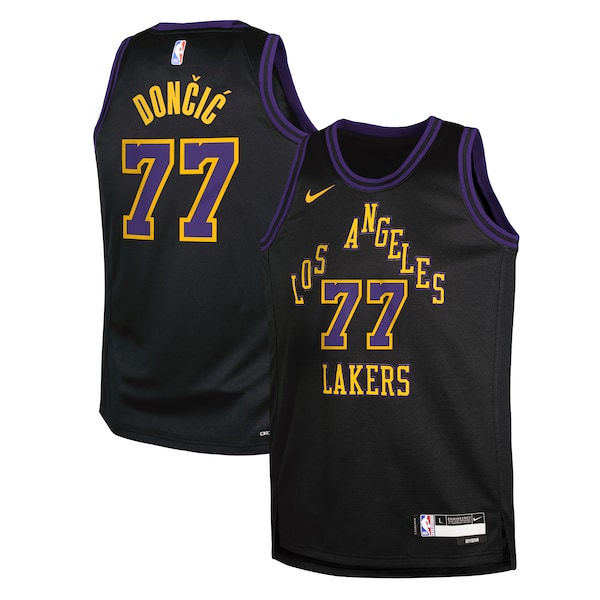 Luka Don?i? Los Angeles Lakers Nike Youth 2025/26 City Edition Swingman Jersey - Black