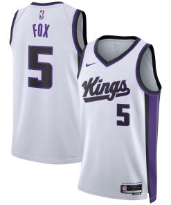 De'Aaron Fox Sacramento Kings Nike Unisex Swingman Jersey - Association Edition - White