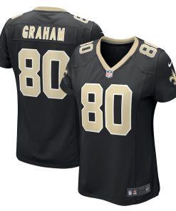 Jimmy Graham New Orleans Saints Nike Women's Team Game Jersey -  Black