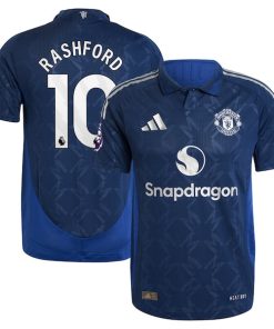 Marcus Rashford Manchester United adidas 2024/25 Away Authentic Player Jersey - Navy