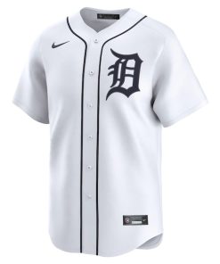 Alternative view of Javier B¨¢ez Detroit Tigers Nike Home Limited Player Jersey - White
