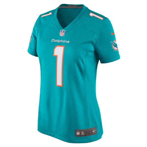 Number 1 Bride Miami Dolphins Nike Women's Game Jersey - Aqua - Image 2
