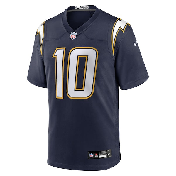 Justin Herbert Los Angeles Chargers Nike Alternate Super Chargers Game Player Jersey - Navy/Powder Blue/Gold - Image 3