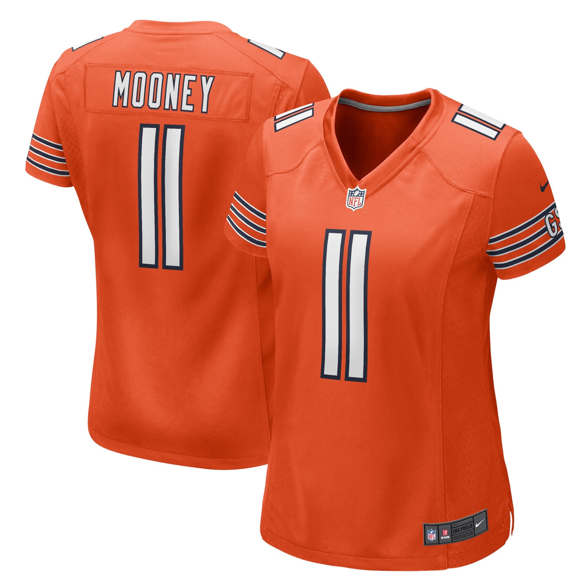 Darnell Mooney Chicago Bears Nike Women's Game Jersey - Navy/Orange - Image 5