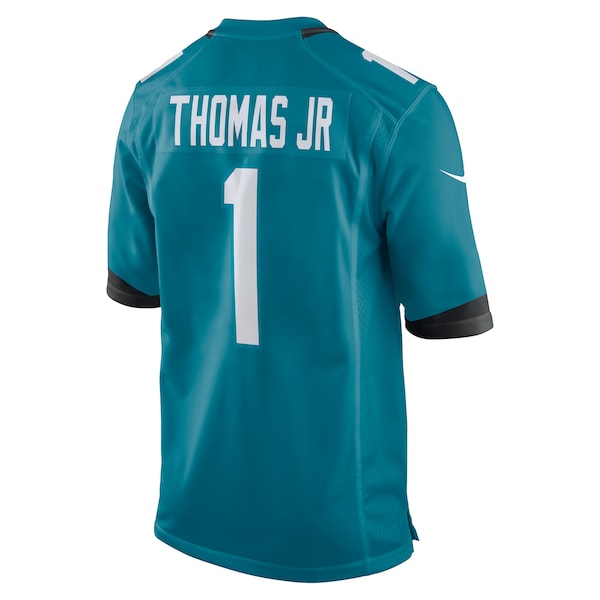 Brian Thomas Jr Jacksonville Jaguars Nike 2024 NFL Draft First Round Pick Player Game Jersey - Teal - Image 3