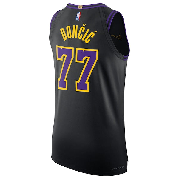 Luka Don?i? Los Angeles Lakers Nike Unisex 2025/26 Authentic Jersey - City Edition - Black - Image 3