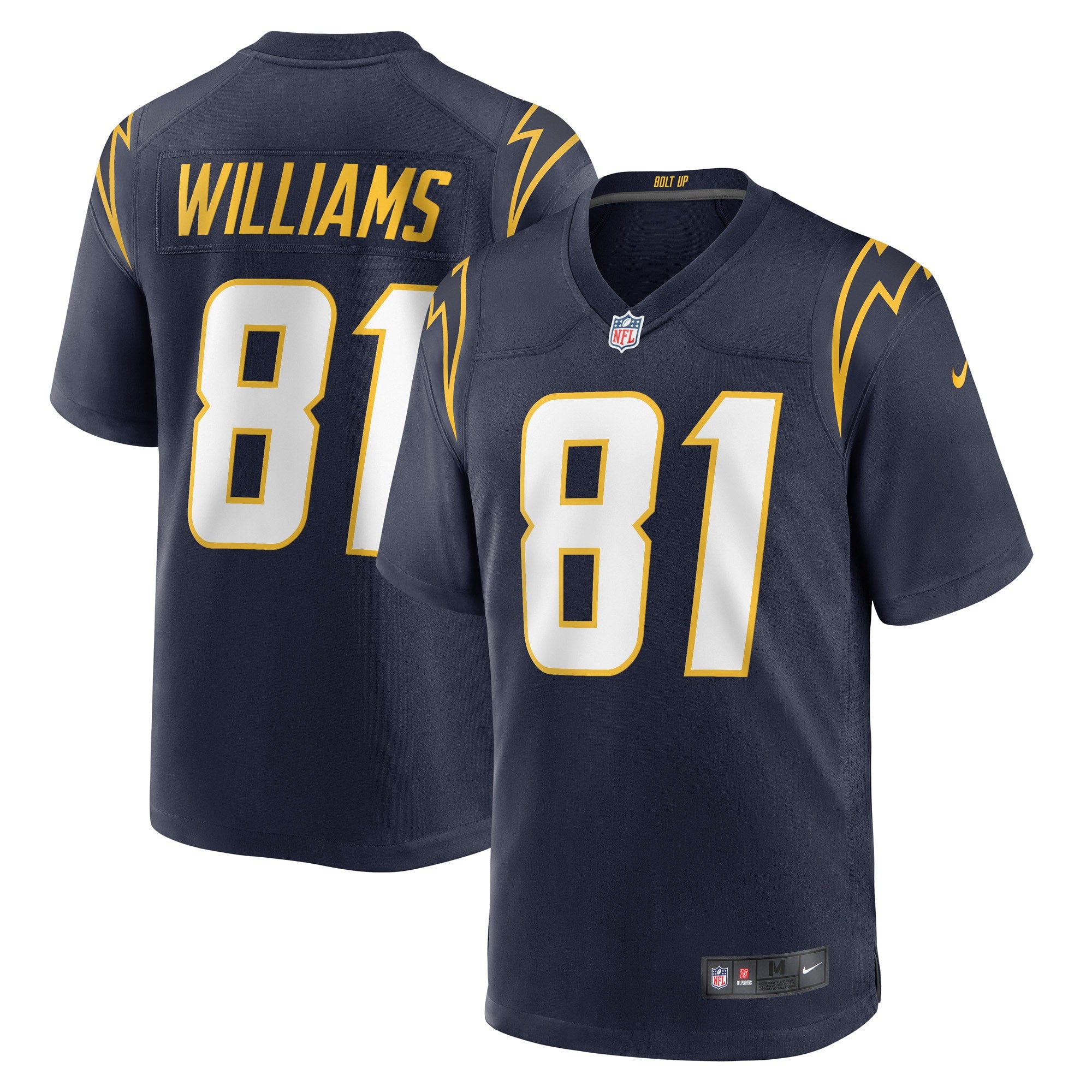 Mike Williams Los Angeles Chargers Nike Game Jersey - Royal/Blue/Navy/White - Image 4